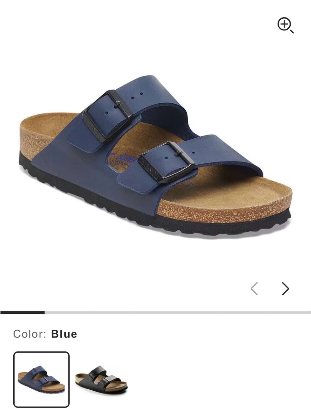 *LIKE NEW *Women’s Birkenstock Arizona Navy 39 regular footbed